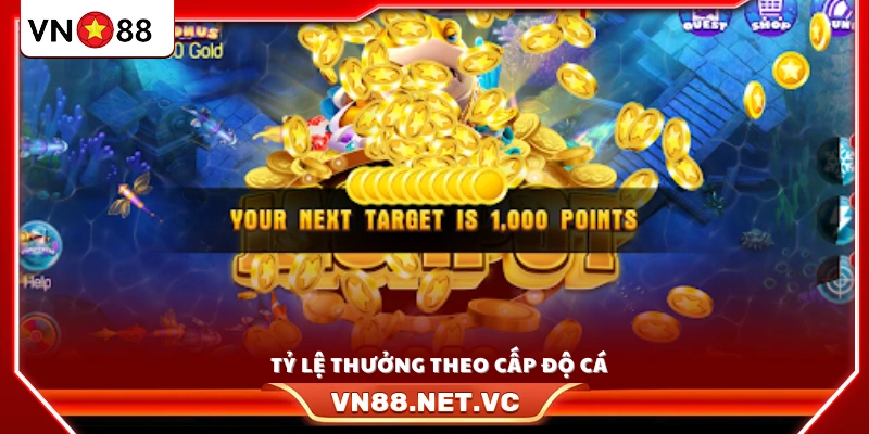 Cá càng lớn thì phần thưởng càng cao