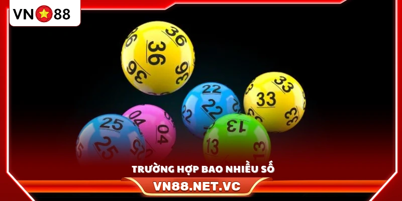 Xác định số lượng con lô được bao trong một lượt chơi