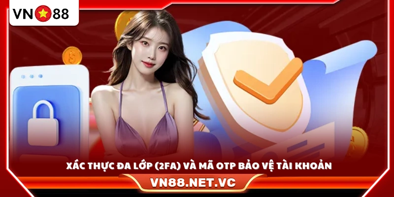 Áp dụng cơ chế xác thực 2 lớp và mã OTP để tăng cường bảo mật 