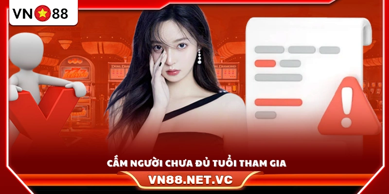 Người chơi dưới độ tuổi quy định