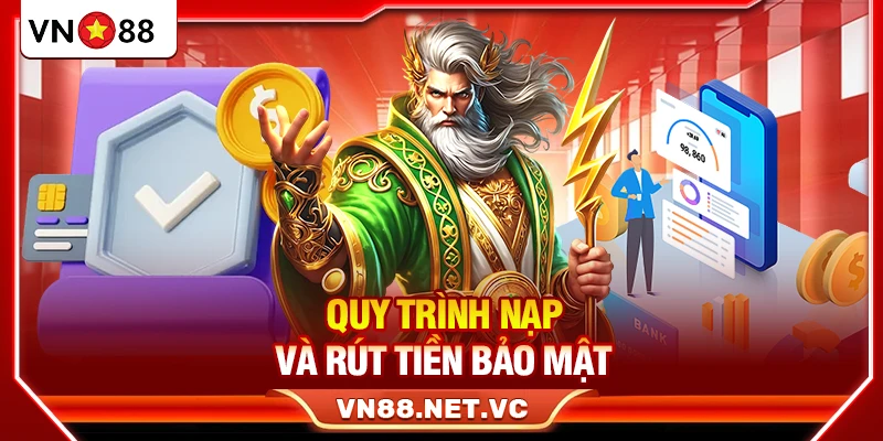 Quy trình nạp và rút tiền bảo mật